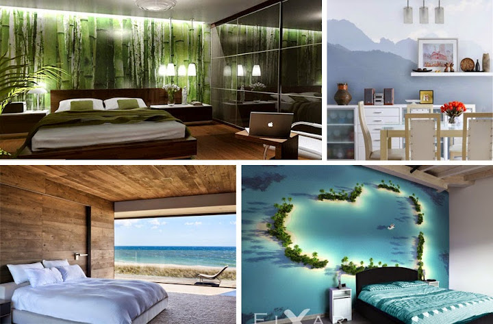 Karibik für zu hause: 40 unglaublich schöne fototapeten designs ...