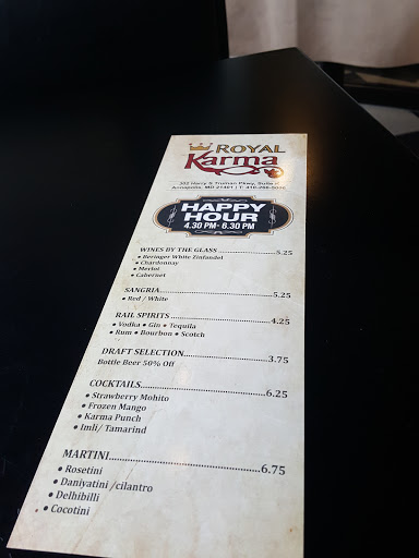 Indian Restaurant «Royal Karma», reviews and photos, 302 Harry S. Truman Pkwy, Annapolis, MD 21401, USA