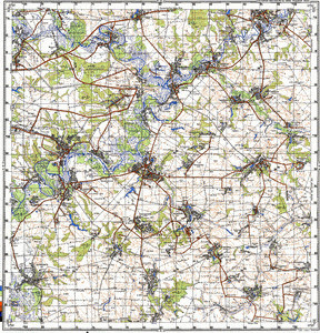 Уменьшенное изображение Карта 100k--m36-054--(1989)