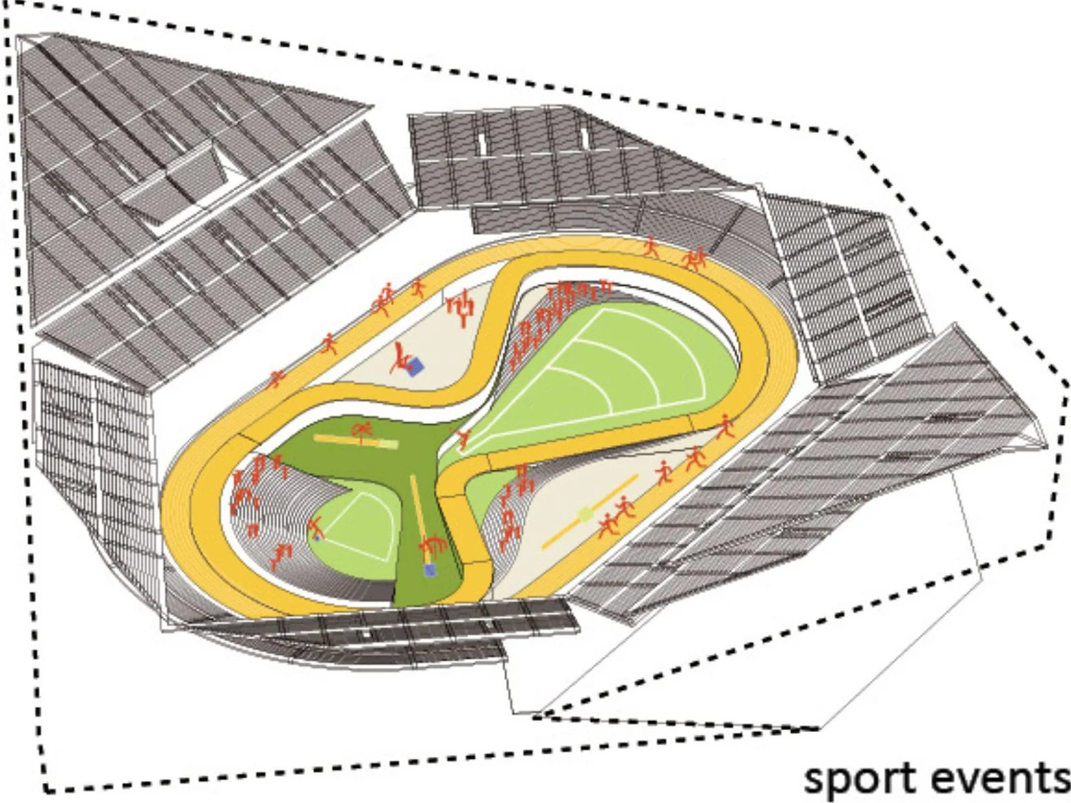 Brasilia Athletics Stadium by BF architecture