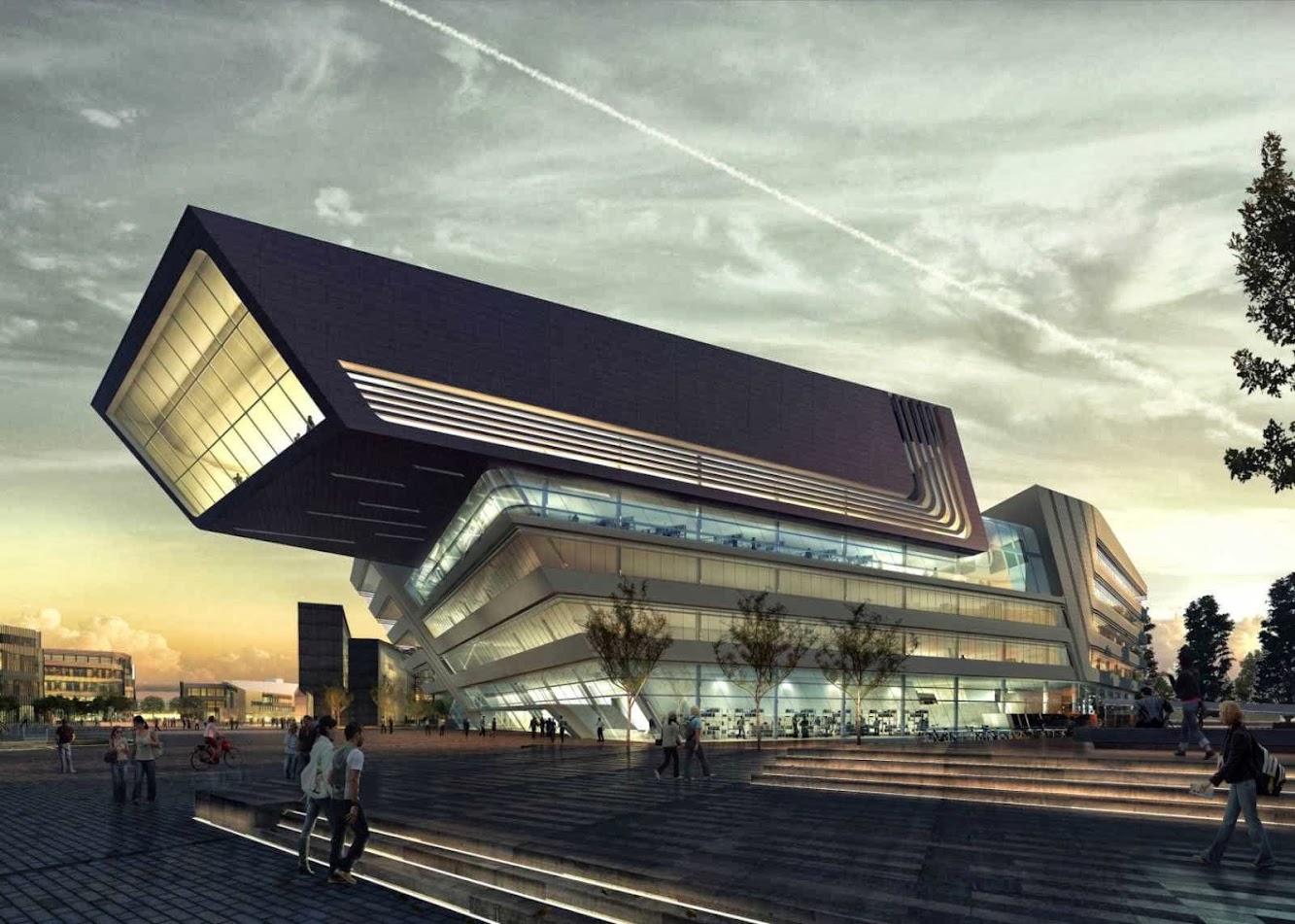 Library and Learning Center by Zaha Hadid Architects