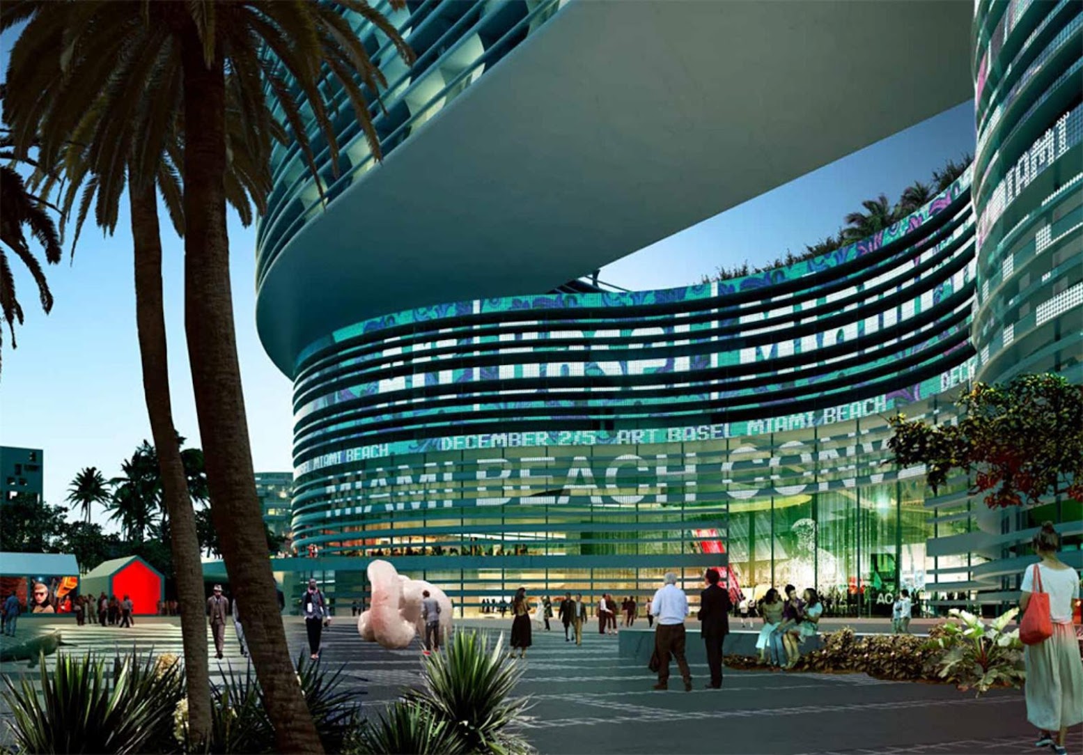 Miami, Florida, Stati Uniti: [OMA WINS MIAMI BEACH CONVENTION CENTER COMPETITION]