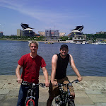 Jose and I went back out on our bikes after soundcheck too...I got a lot of sightseeing in today, beautiful area