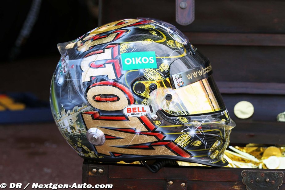 пиратский шлем Витантонио Льюцци специально для Гран-при Монако 2011 вид справа
