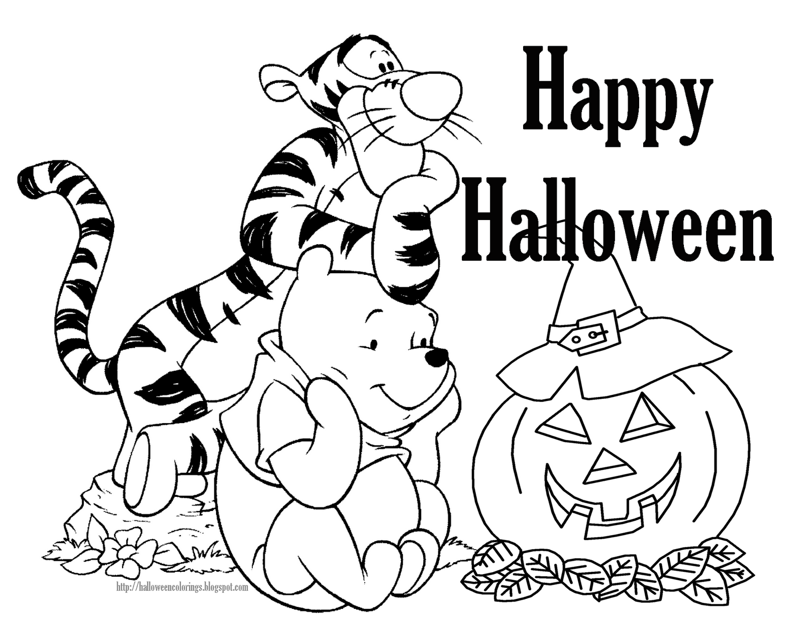 Halloween Worksheets and Coloring Pages TLSBooks - halloween printable coloring pages free