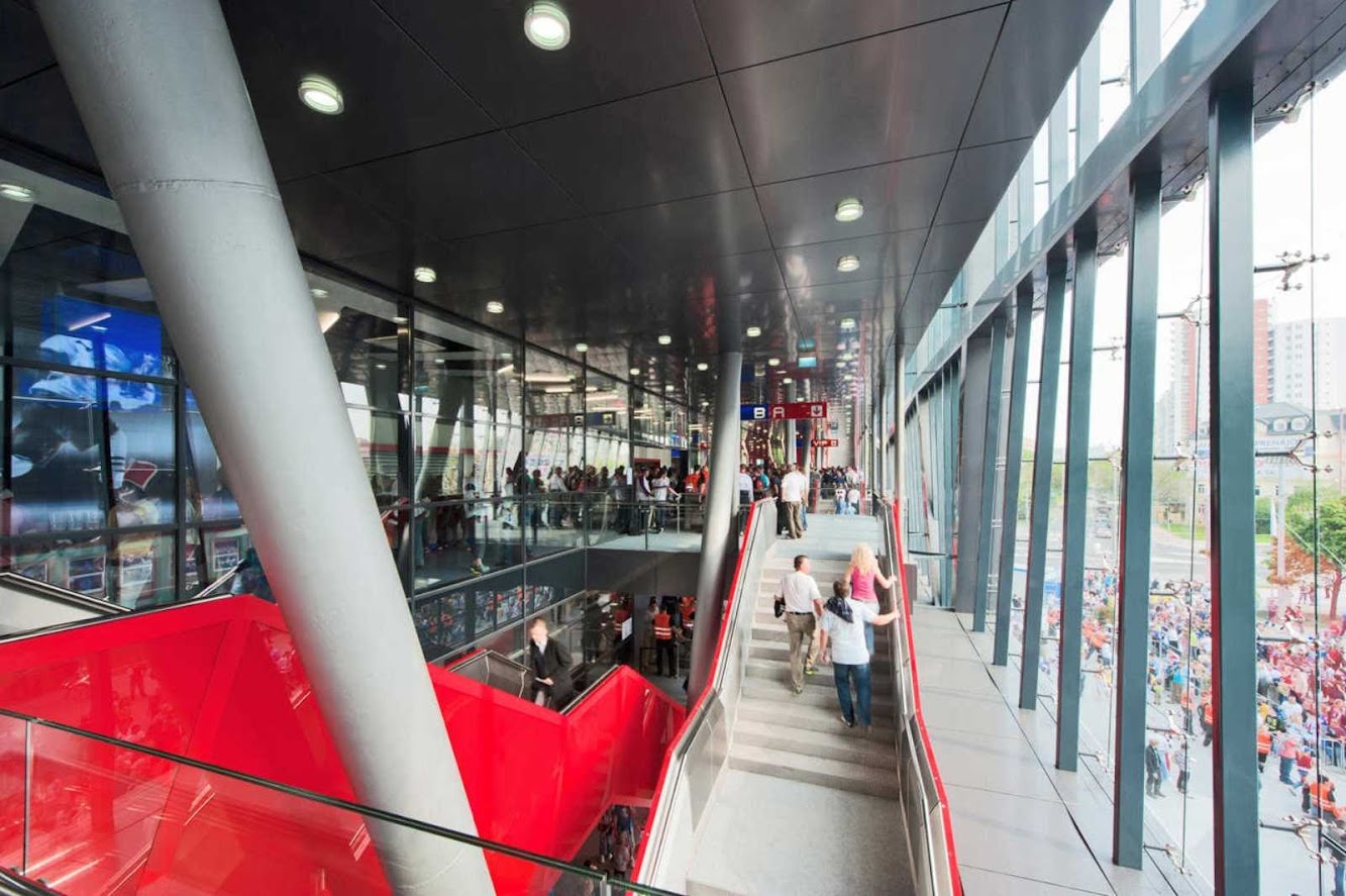 Ondrej Nepela Ice Hockey Stadium by Fischer Architects