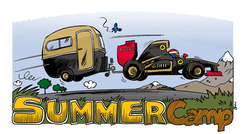 Lotus Renault и Виталий Петров отправляются в летний отпуск 2011 - картинка Cirebox