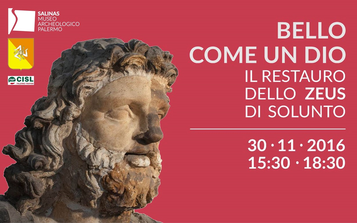 Italy unveils the restored Zeus di Solunto Italy unveils the restored Zeus di Solunto