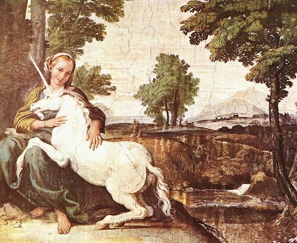 Domenichino - A Virgin with a Unicorn