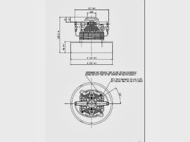 Motore per aspirapolveri Moulinex, Polti 1000 W PM02 - 1