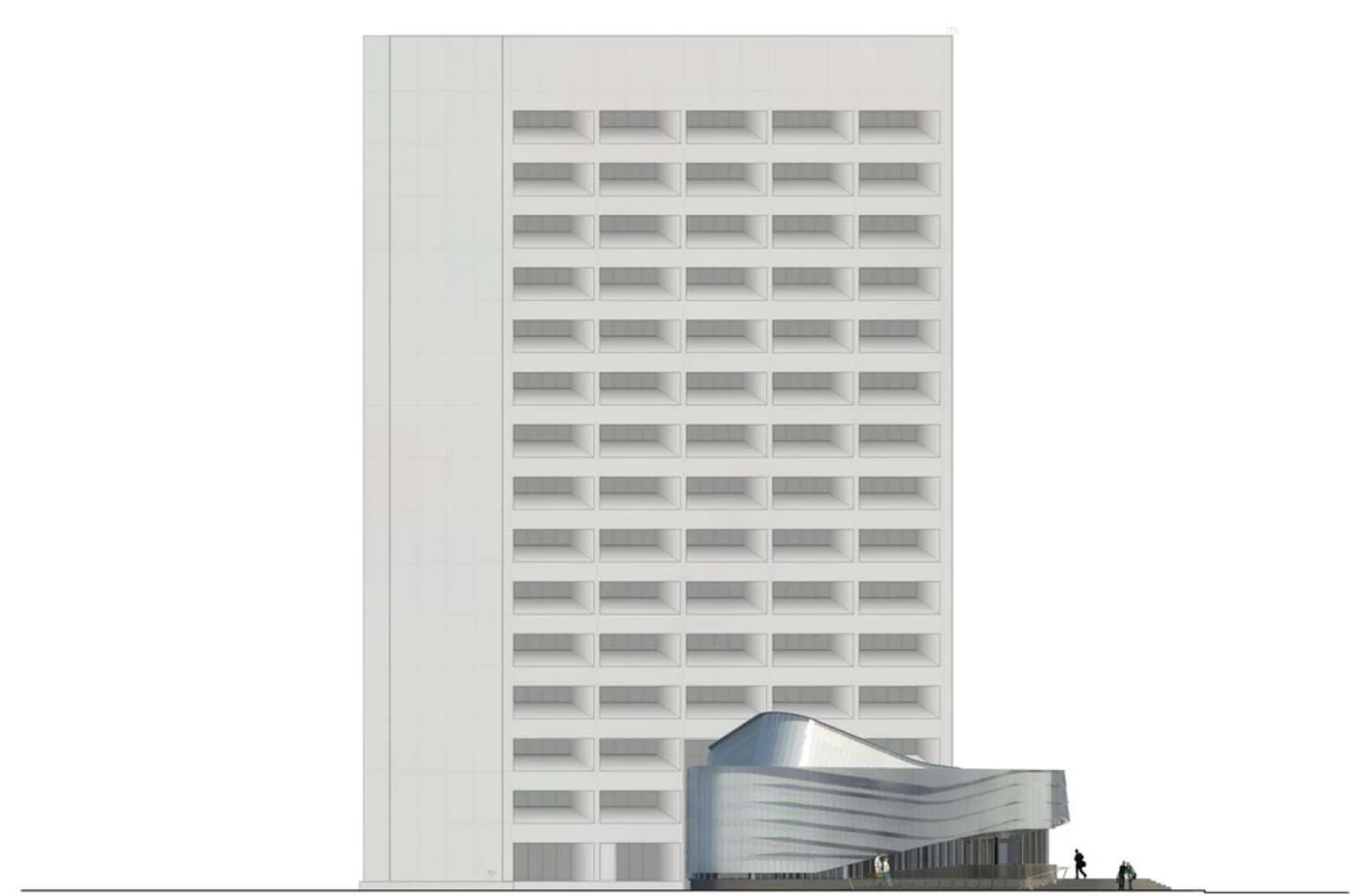 McCoy Federal Building by Schwartz Silver Architects