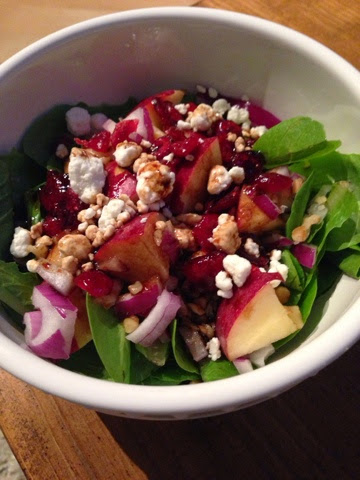 Winter Apple Salad salad, apple, goat cheese