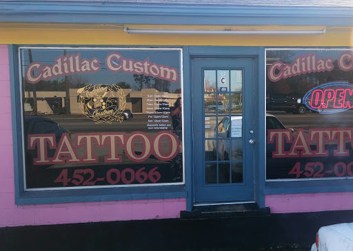 Tattoo Shop «Cadillac Custom Tattoo & Piercing», reviews and photos, 4710 Market St, Wilmington, NC 28405, USA