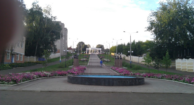 Аллея в Рузаевке