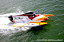 Portimao-Portugal-9 May, 2010- Thani Al Qamzi of Abu Dhabi  Team during the free practice for the Race of Portugal's GP. This GP is the 1st race of the UIM F1 Powerboat Grand Prix season for 2010. Picture by Vittorio Ubertone/Idea Marketing