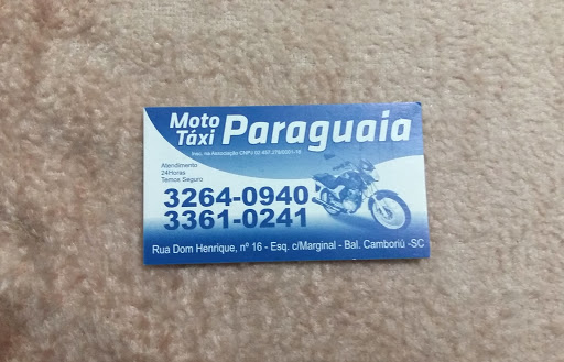 Moto Táxi Paraguaia, R. Dom Henrique, 16 - Vila Real, Balneário Camboriú - SC, 88337-155, Brasil, Mototxi, estado Santa Catarina