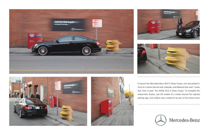 Mercedes-Benz Blur Ambient Stunt