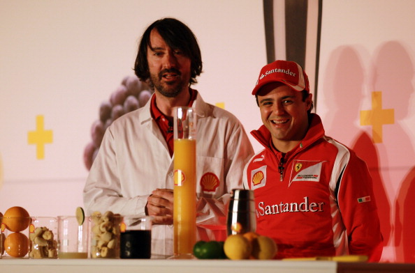 Фелипе Масса на спонсорском мероприятии Shell на Гран-при Великобритании 2011