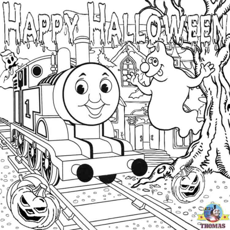 Halloween Coloring Pages for Kids Squigly's Playhouse - online halloween coloring pages