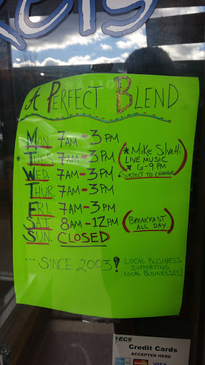 Coffee Shop «A Perfect Blend Espresso and More», reviews and photos, 135 W Front St, Berwick, PA 18603, USA