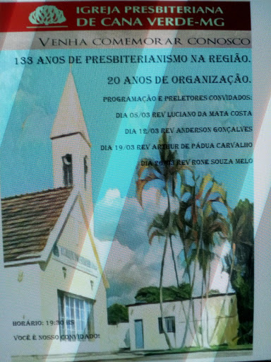 Igreja Presbiteriana, R. Carmelita García Carvalho, 79, Cana Verde - MG, 37267-000, Brasil, Organizações_Igrejas, estado Minas Gerais