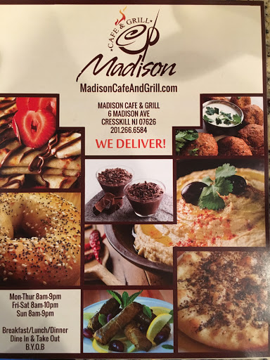Mediterranean Restaurant «MADISON CAFE & GRILL», reviews and photos, 6 Madison Ave, Cresskill, NJ 07626, USA