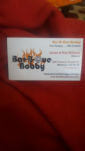Restaurant «Bar B Que Bobby», reviews and photos, 6281 Factory Shoals Rd SW, Mableton, GA 30126, USA