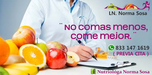 Nutrióloga Norma Sosa, Blvd. Adolfo López Mateos, Esq. Antonio Plaza, Los Mangos, 89440 Cd Madero, Tamps., México, Nutricionista | TAMPS