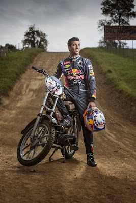 Даниэль Риккардо на мотоцикле 4 сентября 2014