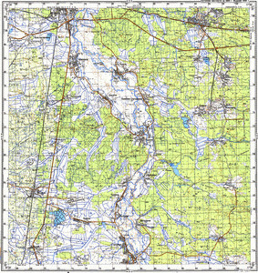 Уменьшенное изображение Карта 100k--m35-030--(1986)