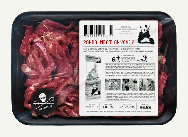 Serving Panda Meat To Save The Bluefin Tuna PSA Campaign