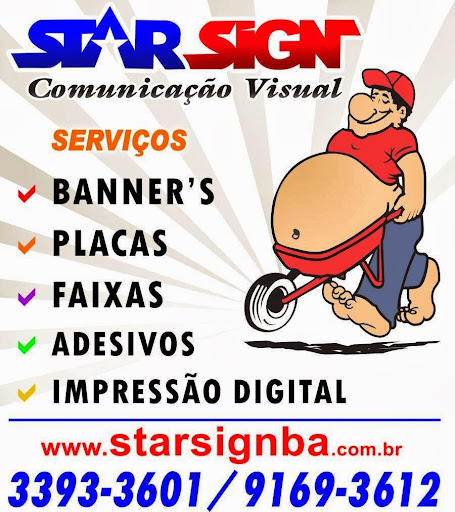 Star Sign Comunicação Visual, Av. São Rafael - São Marcos, Salvador - BA, 41301-110, Brasil, Serviços_Placas, estado Bahia