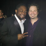 At an afterparty we met Mike Tomlin, the coach for the steelers.