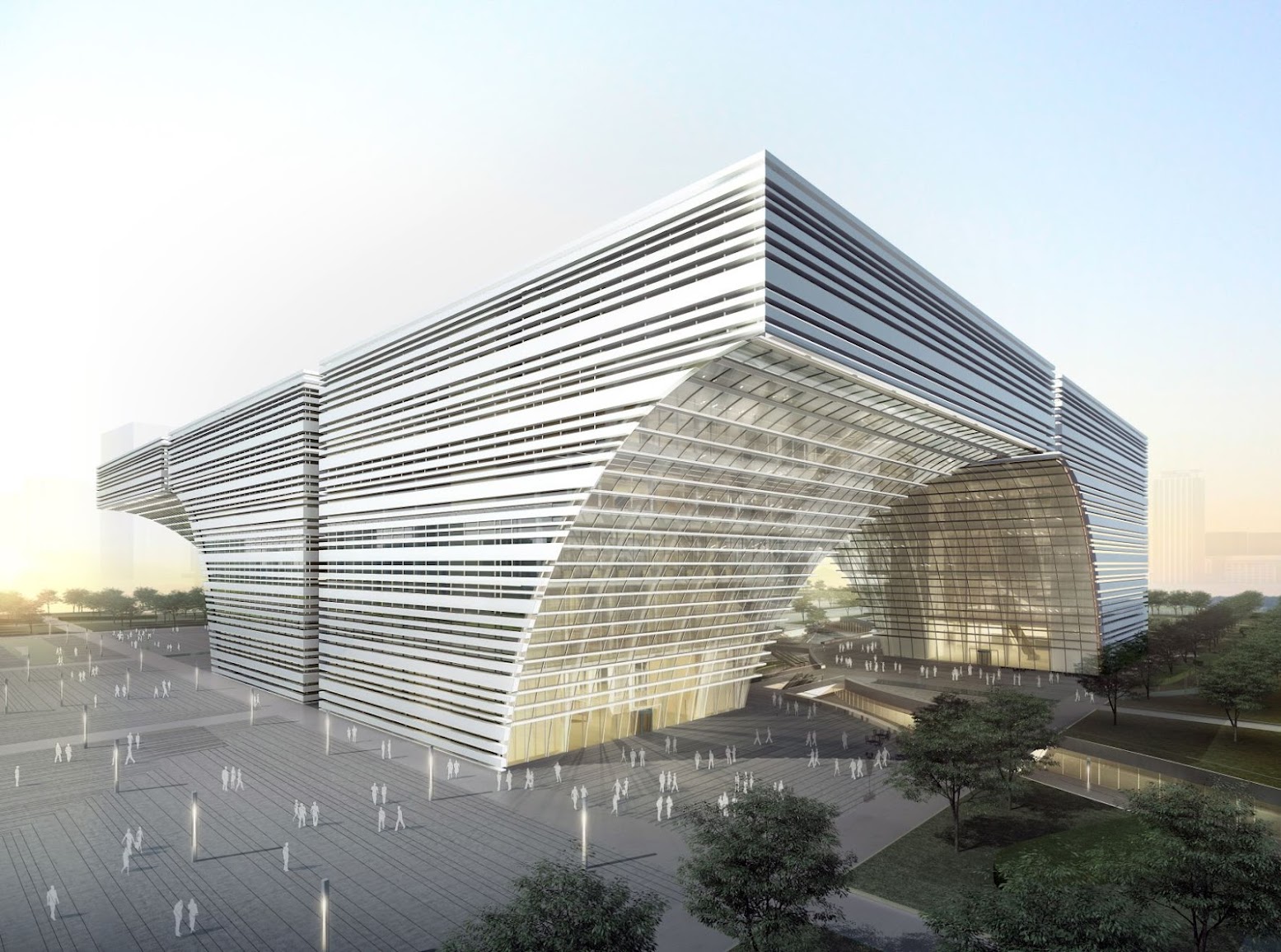 Changzhou Culture Center by gmp Architekten