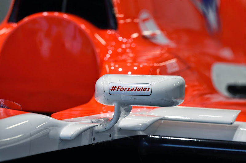 Marussia в поддержку Жюля Бьянки на Гран-при России 2014