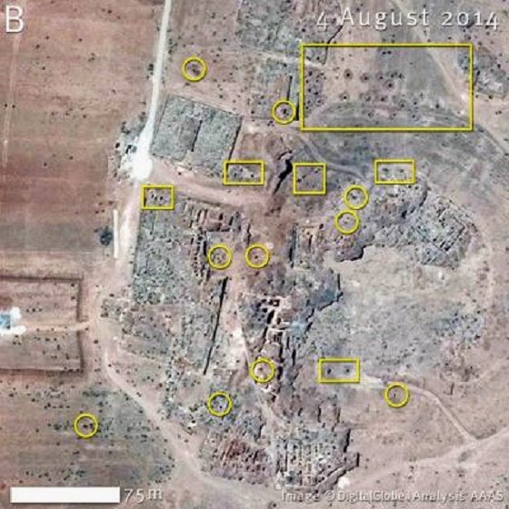 Satellite images reveal plight of six Syrian sites Satellite images reveal plight of six Syrian sites