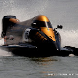 BAKU-AZERBAIJAN-July 6, 2013- Timed trials for the UIM F2 Grand Prix of Baku in front of the Baku Boulevard facing the Caspian Sea.Picture by Vittorio Ubertone