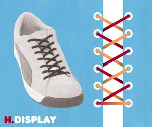 Trik Display Memasang Tali Sepatu dengan Trik Display