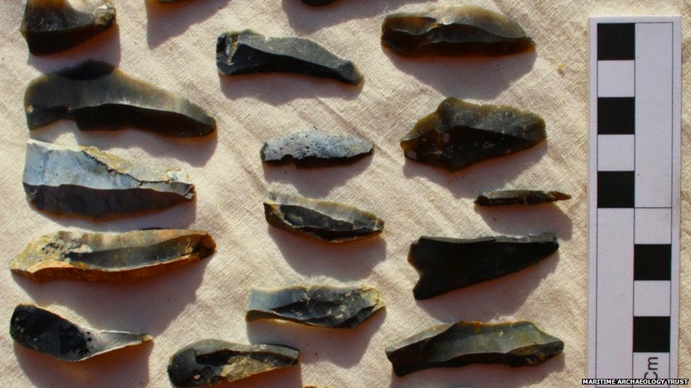 Solent's Stone Age village 'washing away' Solent's Stone Age village 'washing away'