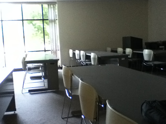 Empty Classroom with Large Window