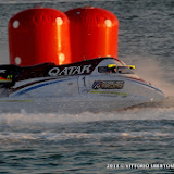 DOHA-QATAR Alex Carella of Italy of F1 Qatar Team at UIM F1 H20 Powerboat Grand Prix of Qatar. November 22-23, 2013. Picture by Vittorio Ubertone/Idea Marketing.