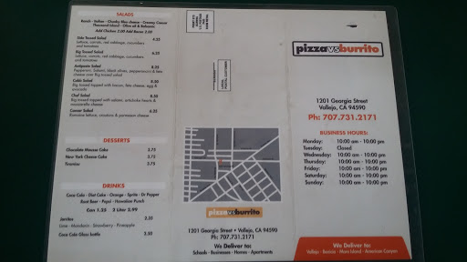 Pizza Restaurant «pizzavsburrito», reviews and photos, 1201 Georgia St, Vallejo, CA 94590, USA