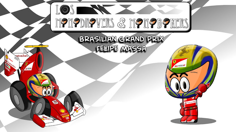 Фелипе Масса и Ferrari на Гран-при Бразилии 2011 Los MiniDrivers