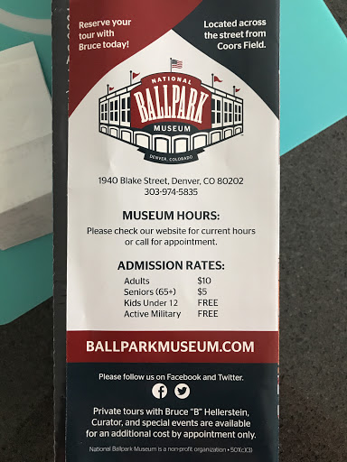 Sculpture Museum «National Ballpark Museum», reviews and photos, 1940 Blake St, Denver, CO 80202, USA