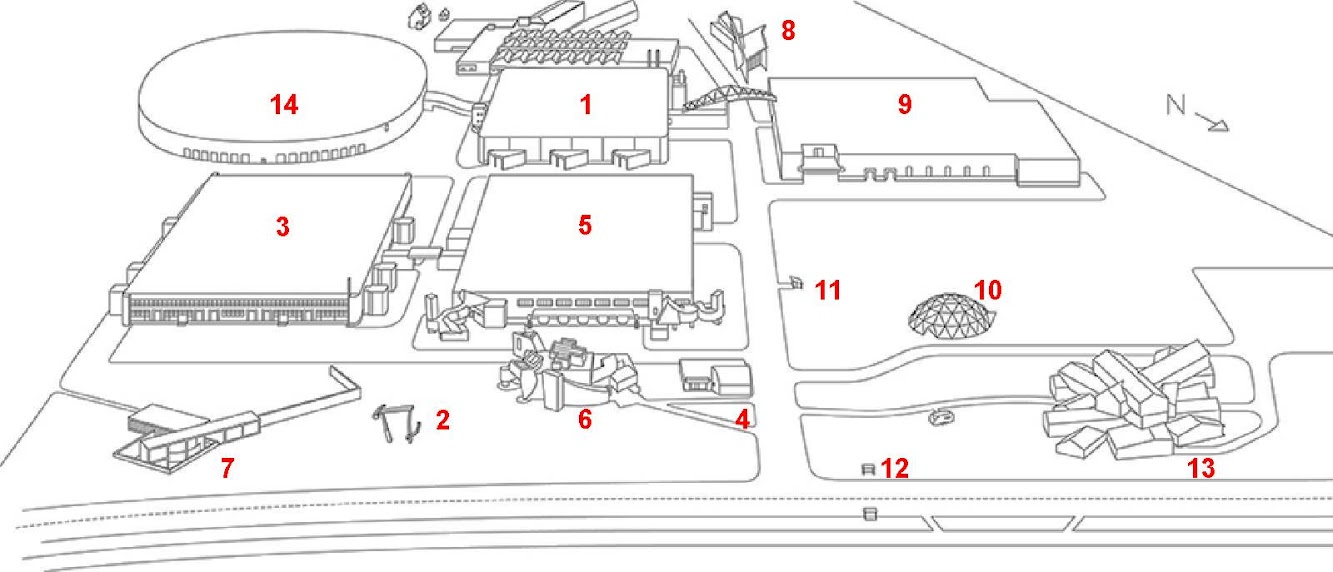 Vitra Campus Architecture Map