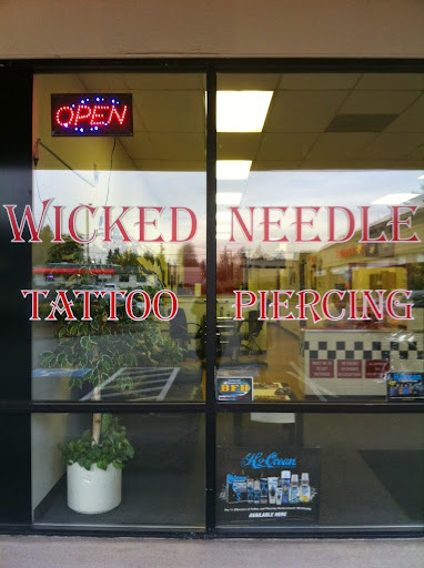Tattoo Shop «Wicked Needle Tattoo & Piercing», reviews and photos, 17415 Pacific Ave S, Spanaway, WA 98387, USA