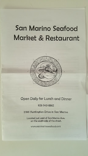 Seafood Restaurant «San Marino Seafood Restaurant & Market», reviews and photos, 2150 Huntington Dr, San Marino, CA 91108, USA