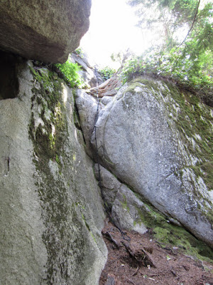 Rope ladder to get to the ledge with Laughing Crack