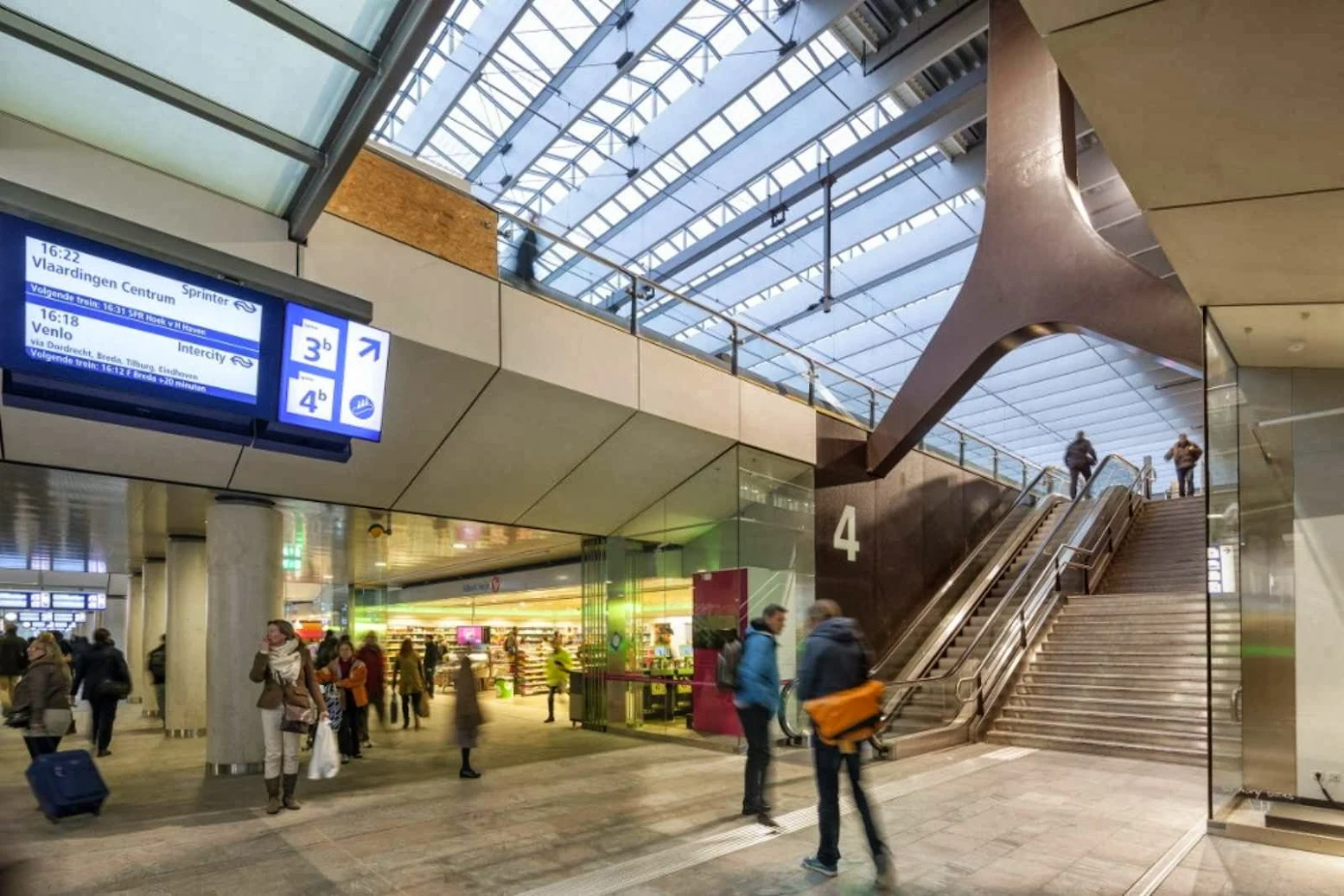Rotterdam Central Station by MVSA Architects