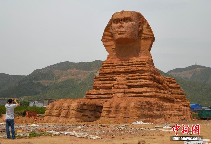 Egypt angered over China's fake Sphinx Egypt angered over China's fake Sphinx